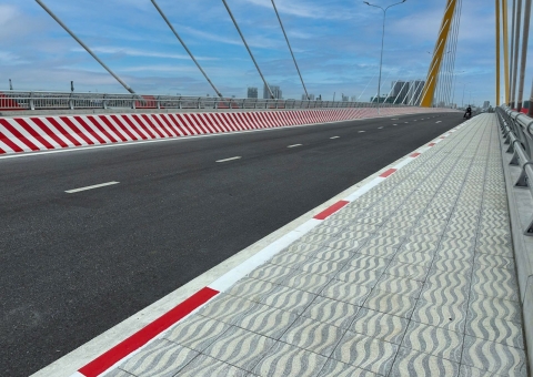 Gạch nghệ thuật ngoài trời Secoin tại Cầu Máy Chai, Hải Phòng